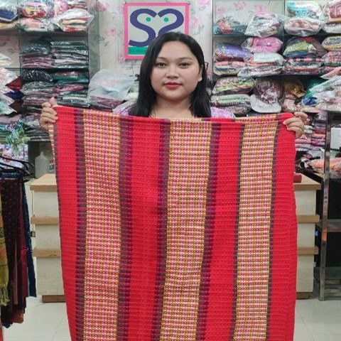 কোমর তাতে বম কাথা (Bawm Katha by Waist Loom)