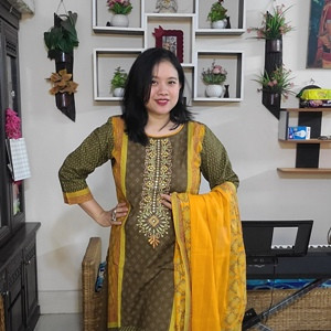 Exclusive Branded 3Pc (Stitched) 7638