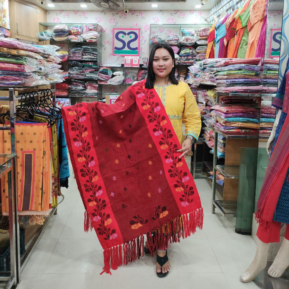 Lotapata Shawl by Waist Loom