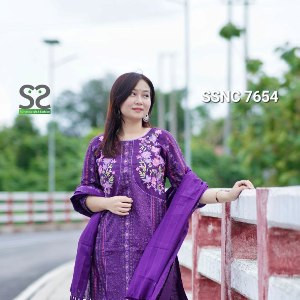 Exclusive Branded 3Pc (Stitched) 7654