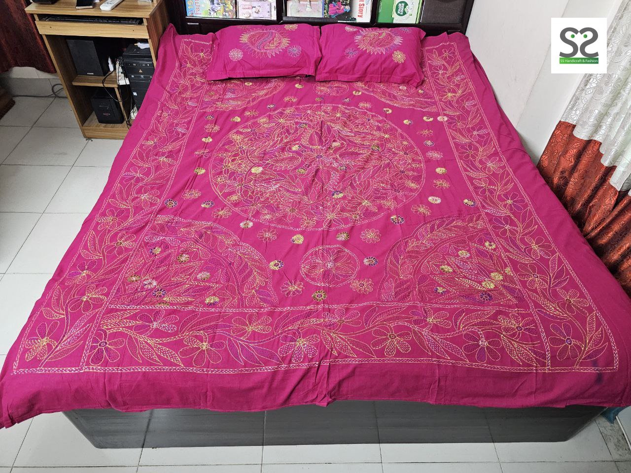 Exclusive Nakshi Bed Cover